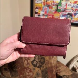Elegant Burgundy Clutch